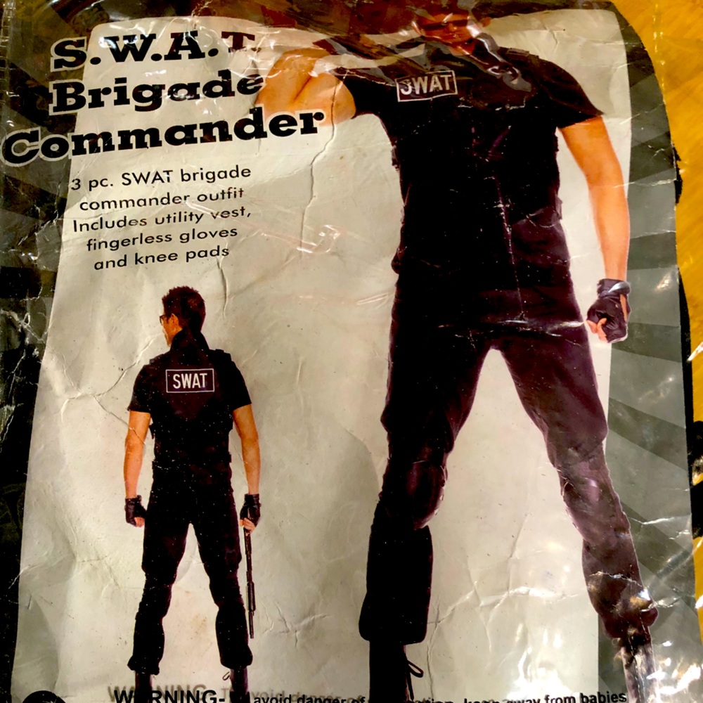 Music Legs Adult S.W.A.T. Commander Costume 1 size